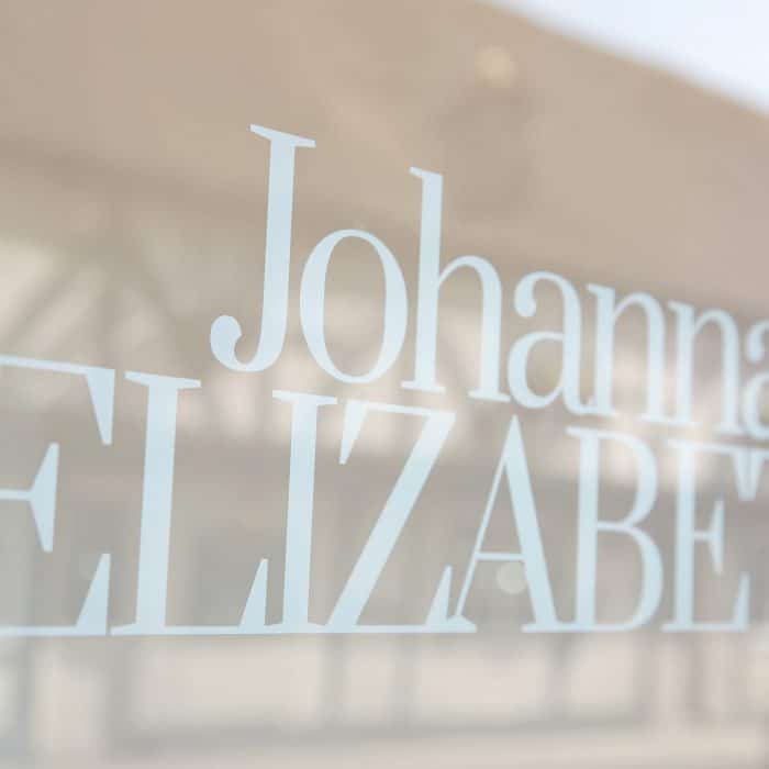 Johanna Elizabeth signage