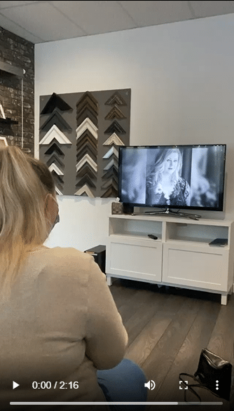 Mollie's emotional Reveal session